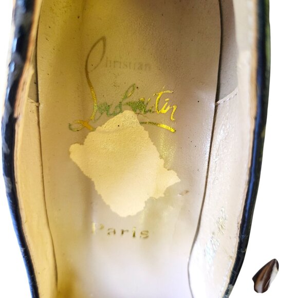 Christian Louboutin Cheetah Print Pony Hair-On Platform Heels Size 8 US / 38 EU - Picture 6 of 16